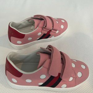 GUCCI girls pink & red sneaker - size 26 *NEW*